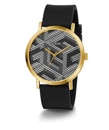 Guess Herren Armbanduhr G BOSSED in Schwarz und Goldton 44 mm GW0625G2